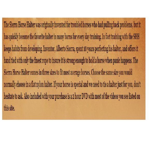 Sierra Horse Halter, The Original Gentle Training Tool #horsetack -FAR012- - Picture 5 of 5